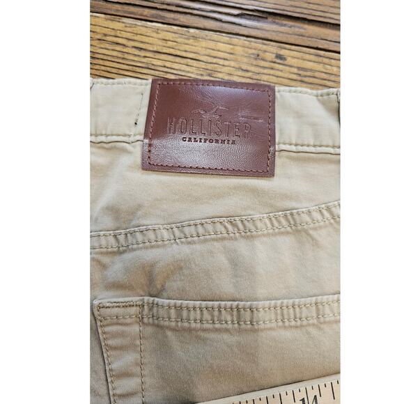 Hollister Pants Skinny Epic Flex Womens 28 Khaki Hi Rise Y2k Retail $49.95 - Picture 4 of 7